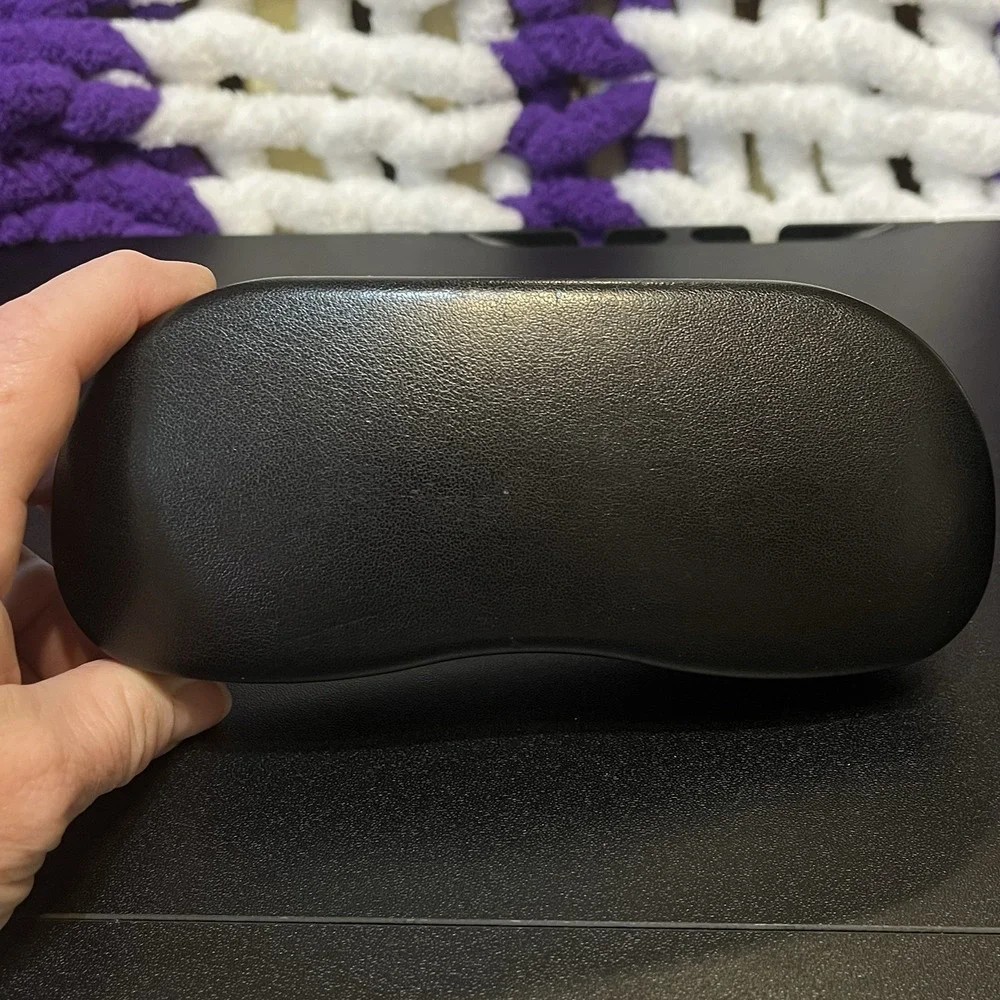 Ray Ban Glasses Clamshell Case Eyeglasses Black Sunglasses Hard Case Only